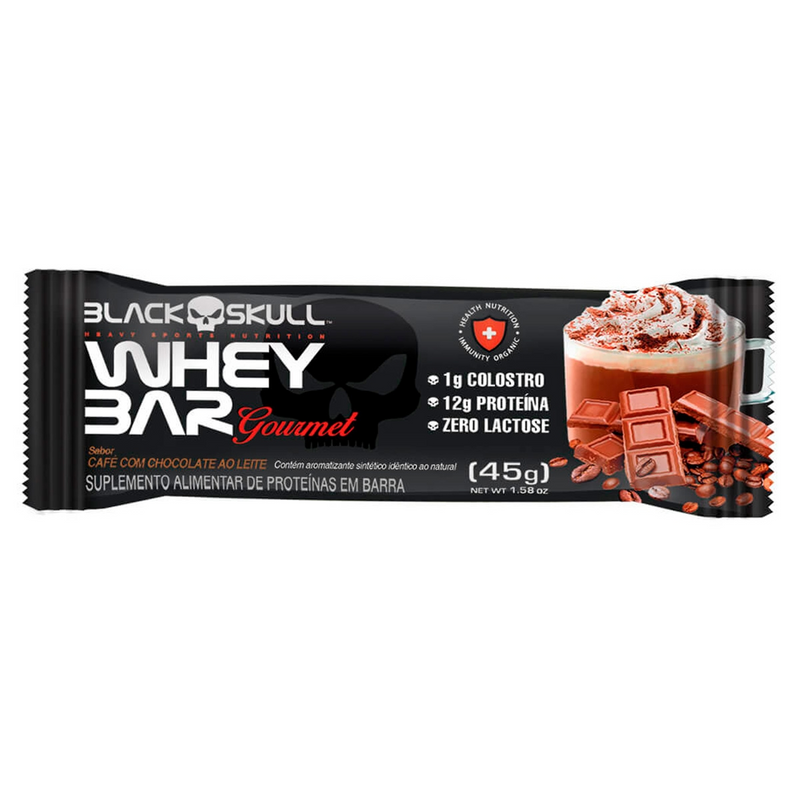 Whey Bar - Black Skull: Sua Aliada Perfeita para Energia e Recuperação Muscular Gvitta Store