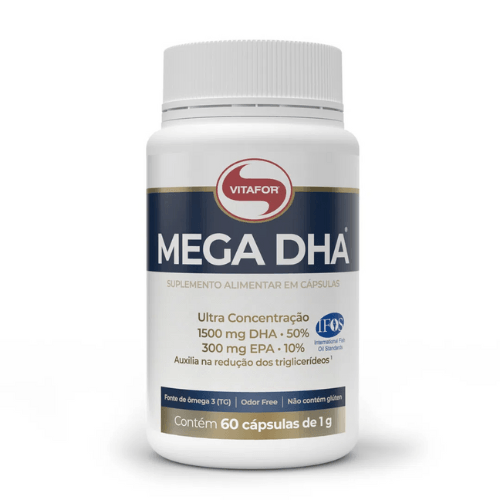 MEGA DHA 60 Caps: Saúde Cerebral e Cardíaca em Cada Cápsula Gvitta Store