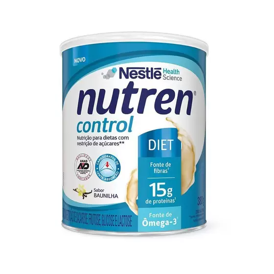 Nutren Control Baunilha 380g - Nestlé: O Aliado Perfeito para o Controle Glicêmico Gvitta Store