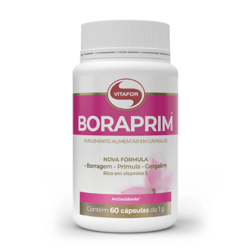 BORA PRIM 60 Caps: Seu Aliado no Equilíbrio Hormonal Feminino Gvitta Store