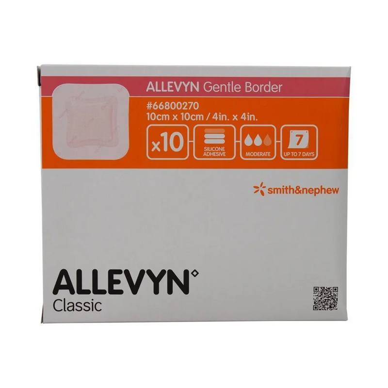 ALLEVYN Gentle Border 10cm x 10cm: Cuidado Suave e Proteção Avançada para Feridas Gvitta Store