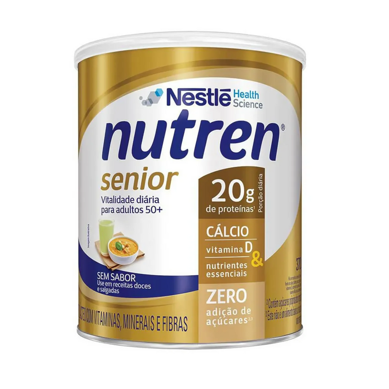 Nutren Senior Sem Sabor 740g da Nestlé: Enriquecimento Nutricional para Adultos Acima de 50 Anos Gvitta Store