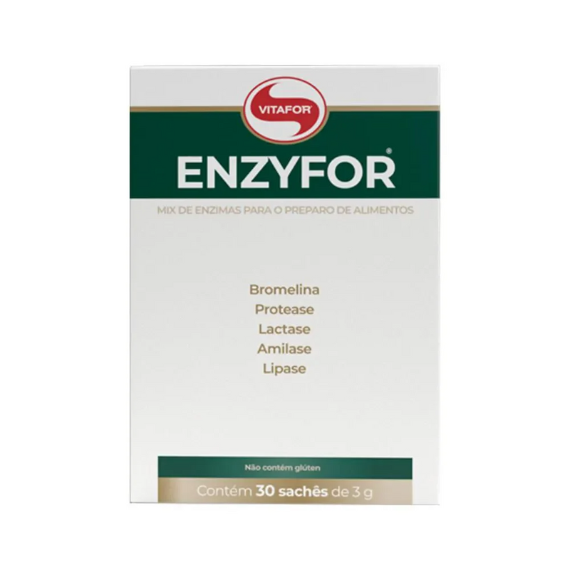 Enzyfor 30 Sachês 3g - Vitafor: Suporte Digestivo Natural Gvitta Store