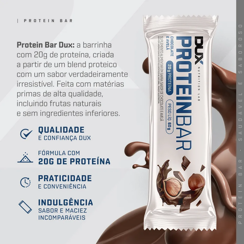 Protein Bar da Dux: Nutrição e Sabor em Cada Mordida. Gvitta Store