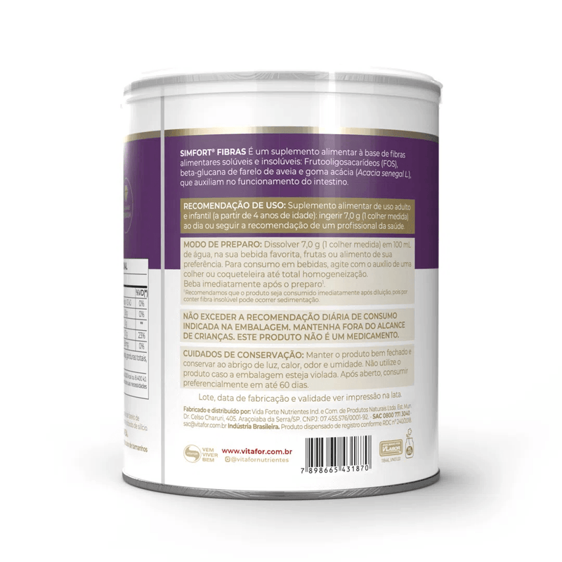 SIMFORT Fibras: A Solução Natural para um Intestino Saudável Gvitta Store