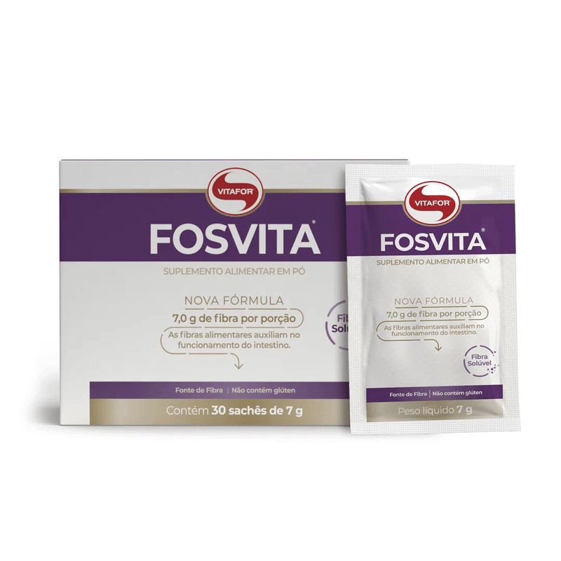 FOSVITA 30 Sachês de 7g: Praticidade e Saúde para o Seu Intestino Gvitta Store