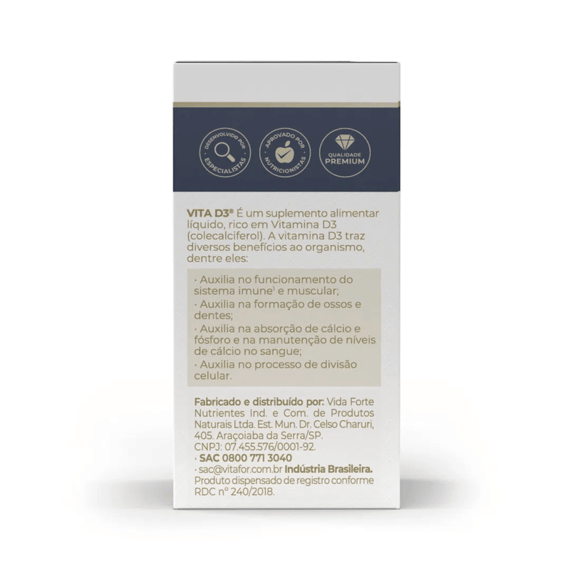 VITA D3 em Gotas – 10 ml: Sua Dose Diária de Sol em Cada Gota Gvitta Store