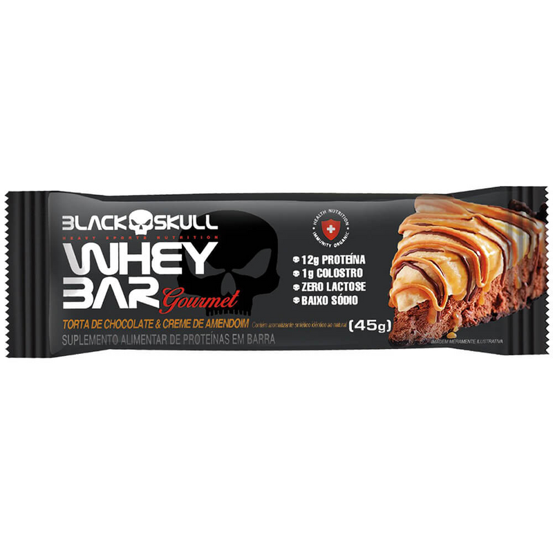 Whey Bar - Black Skull: Sua Aliada Perfeita para Energia e Recuperação Muscular Gvitta Store